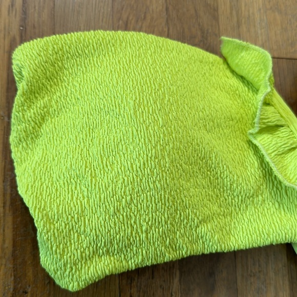 *last chance!!* Shein | Women’s lime green terry cloth bikini swimsuit - Picture 4 of 16